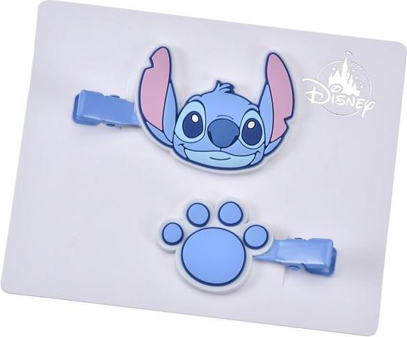 Actual product image Disney Stitch Haarspangen Set Farbklammern Pfotenabdruck (2 pcs.)
