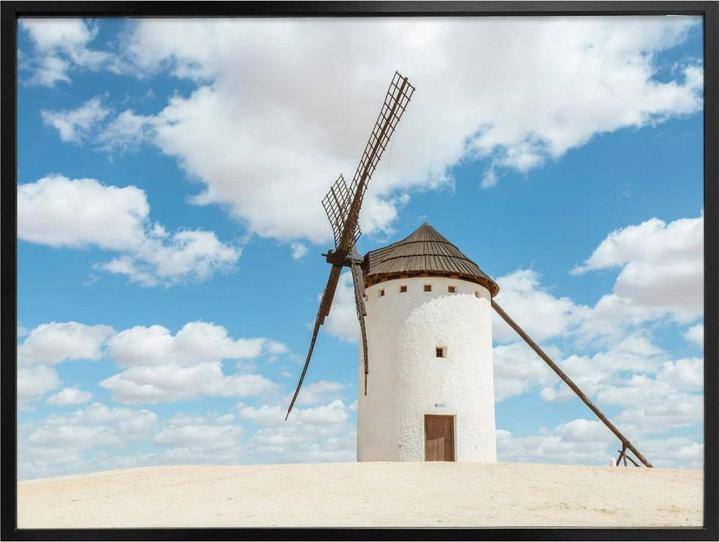 Image du produit Trenddeko Moulins à vent sur la route de Don Quichotte en Espagne (100 x 80 cm)
