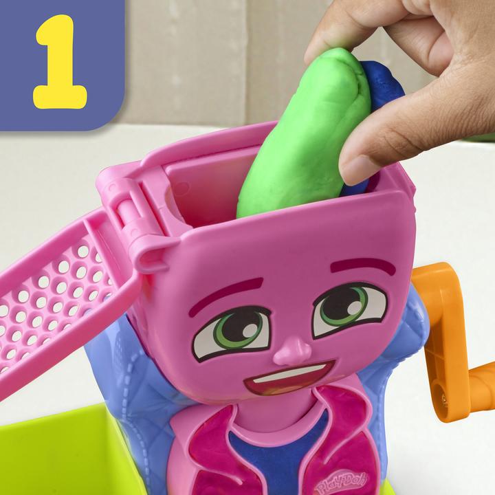 Actual product image Play-Doh Hair Styling Salon Wild Hairdresser