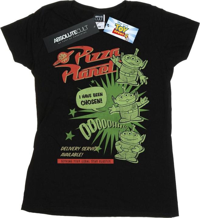 Immagine prodotto Disney Toy Story 4 Pizza Planet Little Green Men Maglietta Donna (S)