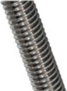 Immagine prodotto Bossard Gevindstang M6 A2 - DIN 975 gevindstaenger a 1m rustfri A2 1stk (1 Viti per pezzo)