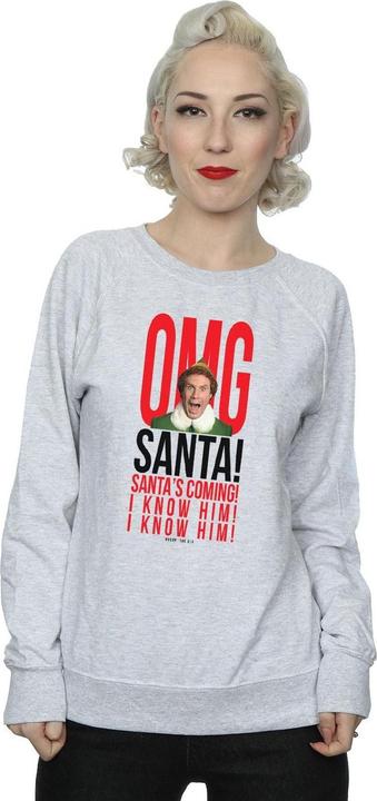 Image du produit Elf - Sweat OMG SANTA KNOW HIM - Femme (XXL)