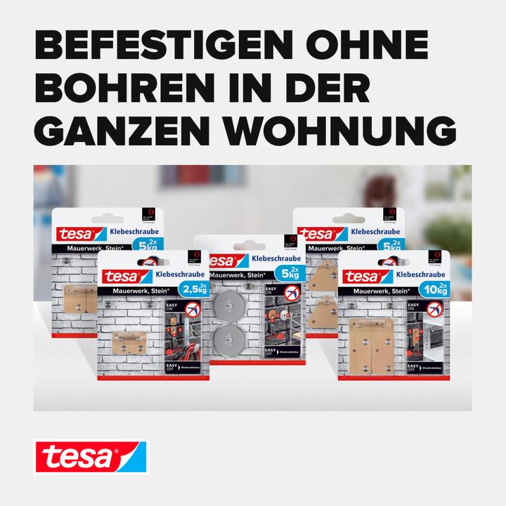 Image du produit tesa Vis à coller pour maçonnerie