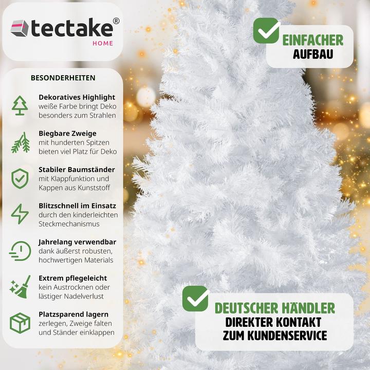 Actual product image tectake Artificial Christmas tree (180 cm)
