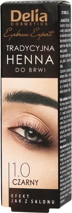 Immagine prodotto Delia Cosmetics Delia Henné per sopracciglia 1.0confezione 2G (Nero)