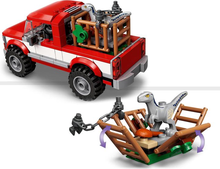 Actual product image LEGO Blue & Beta in the Velociraptor Trap (76946, LEGO Jurassic World)