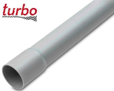 Image du produit Csdk SL Plastrør stiv, pvc 20 mm grå med muffed 3 meter - (3 mètres) (300 cm)