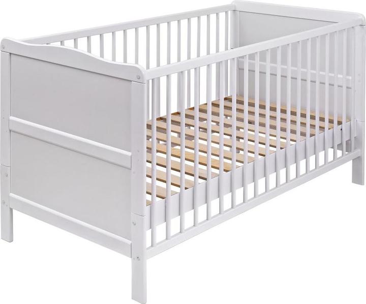 Produktbild jonka Gitterbetten Komplettbett Mona Weiss 70 x 140 cm - Nachthimmel - (70 x 140 cm)