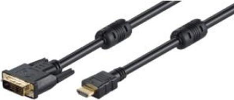 M-Cab 3M HDMI naar DVI-D kabel - Goud (3 m, DVI)