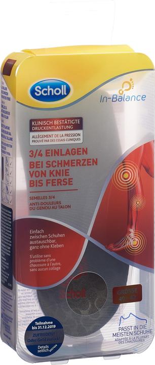 Immagine prodotto Scholl Solette In-Balance ¾ per il dolore dal ginocchio al tallone