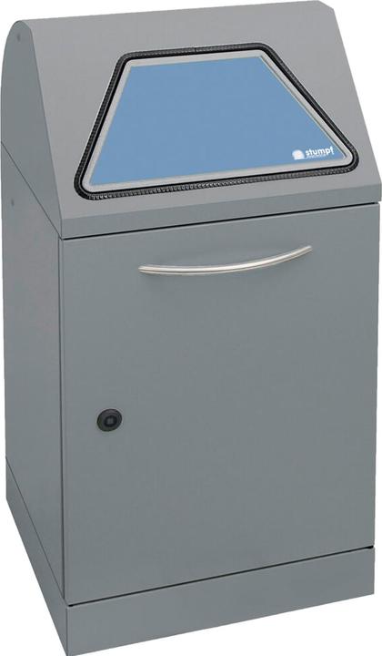 Actual product image kaiserkraft System recyclable waste collectors, manually operated flap (45 l)
