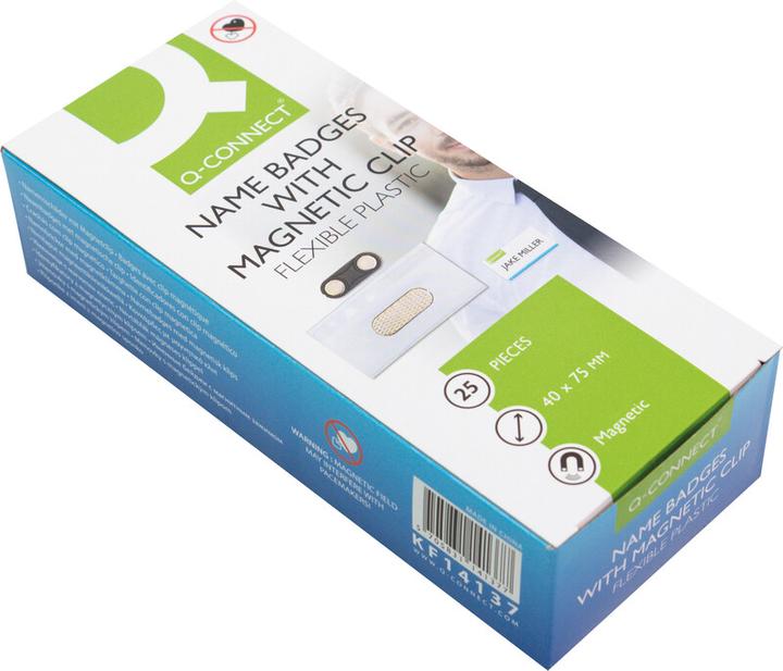 Actual product image Q-Connect Name badges with magnet