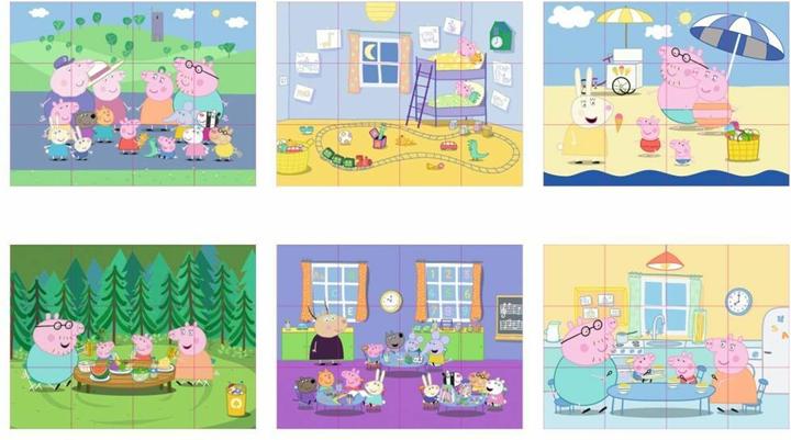 Immagine prodotto Simba Peppa Pig, cubo immagine (12 pezzi)
