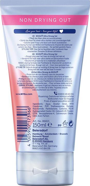 Immagine prodotto NIVEA Ultra Strong Gel DUO (Gel per capelli, 300 ml)