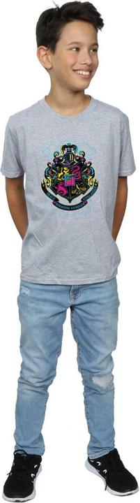 Immagine prodotto Neon Hogwarts Crest Maglietta Ragazzi (140, 146)