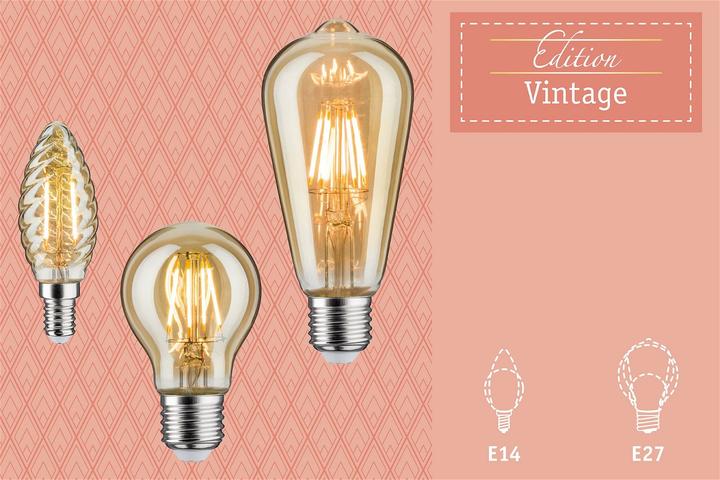 Actual product image Paulmann Candle Vintage (E14, 2.60 W, 260 lm, 1 x, F)
