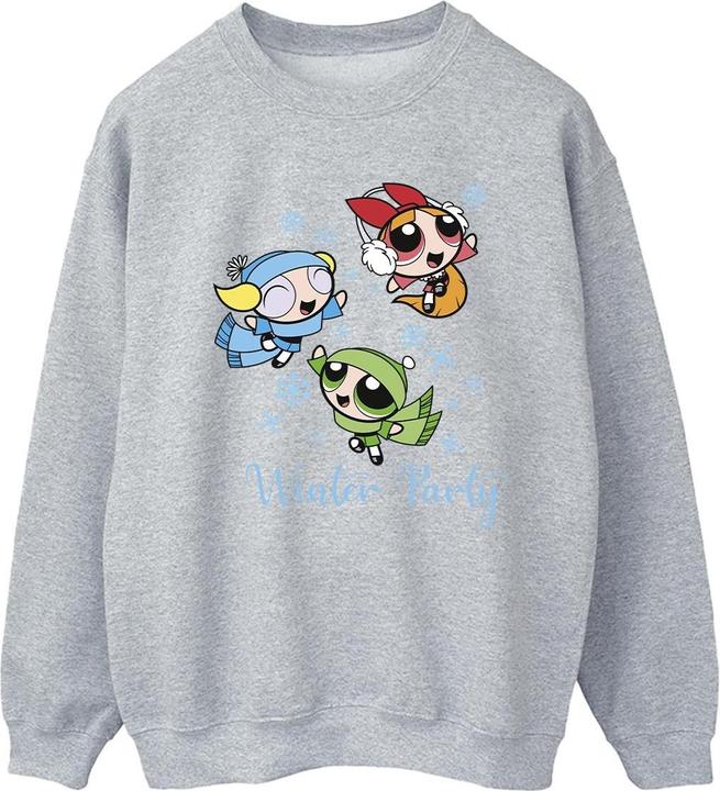 The Powerpuff Girls Girls Winter Party Sweatshirt (L)