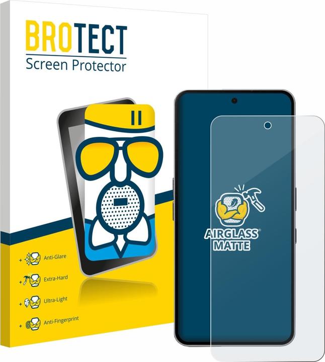 Immagine prodotto BROTECT AirGlass Vetro Opaco (1 Pezzo/i, Niente Telefono (3a) Pro)