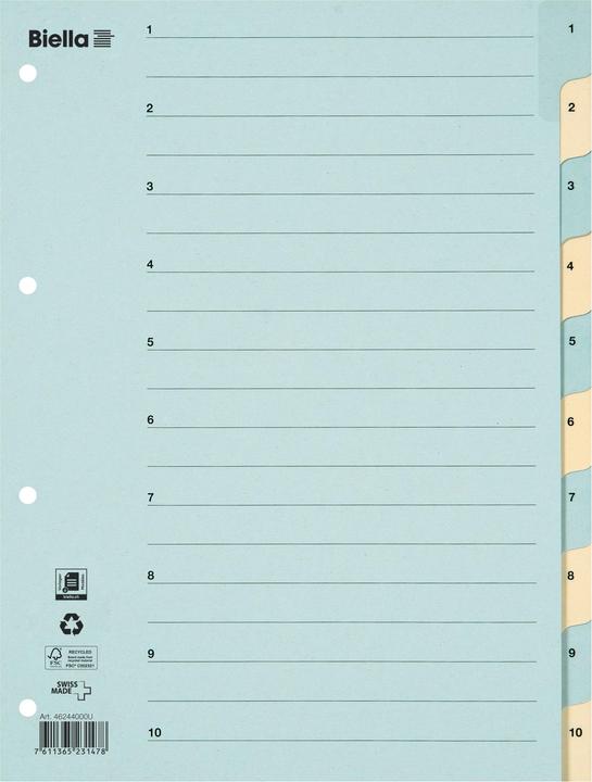 Actual product image Biella Folder Register