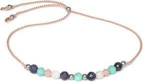 Image du produit Agato Bracelet cordon saphir pierre de lune amazonite Angelite HE36R3S-LP