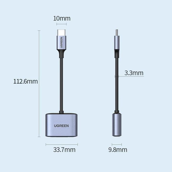 Actual product image Ugreen Headphone Adapter (USB Type C, 3.5mm jack)