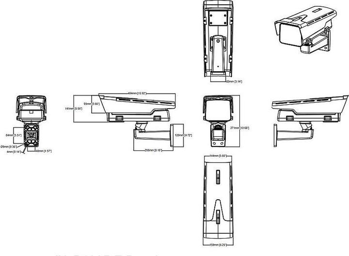 Actual product image Axis P1385-E DAY/NIGHT BOX (1920 x 1080 Pixels)