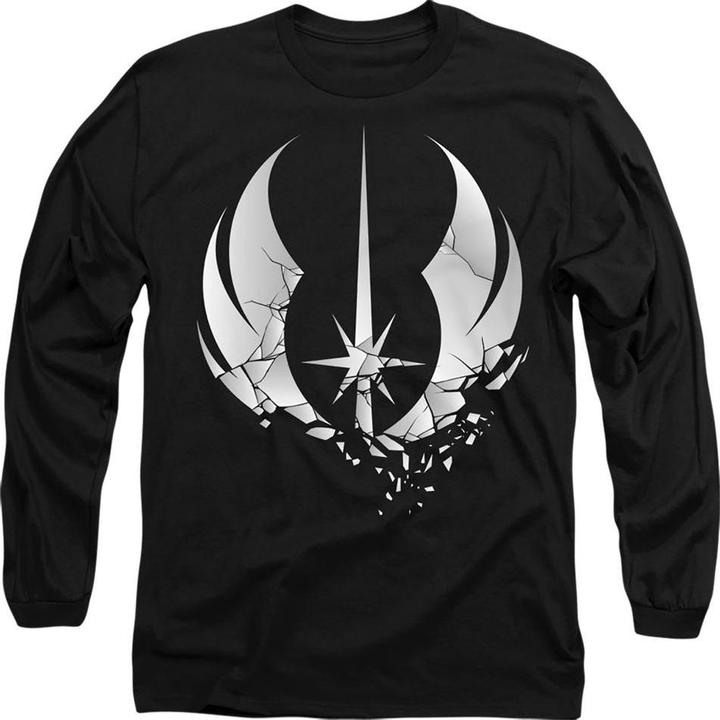 Actual product image Star Wars Unisex Adult Jedi Obi Wan Kenobi Shattered T-Shirt (S)