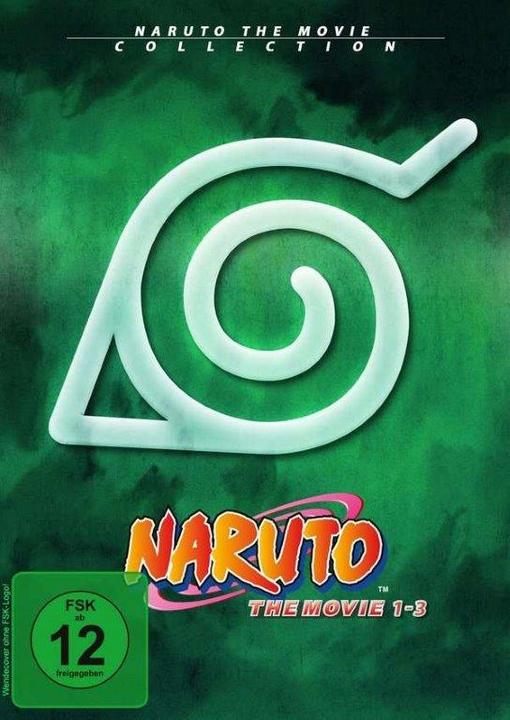 Naruto - The Movie Collection (3 DVDs) (3D DVD, German, Japanese)