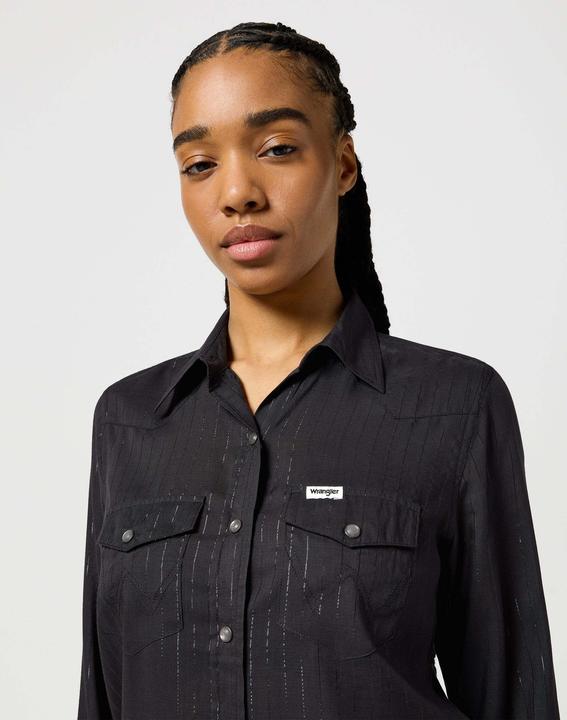 Actual product image Wrangler Long sleeve blouse Slim Western Shirt (S)
