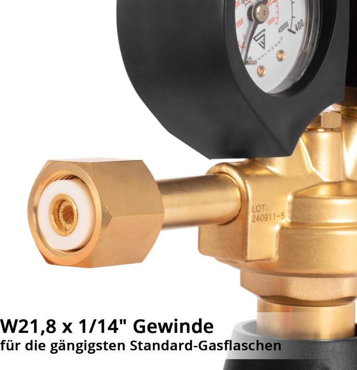 Produktbild Stahlwerk Druckminderer ST-300 Pro bis 300 bar für Standard-Gasflaschen DIN EN