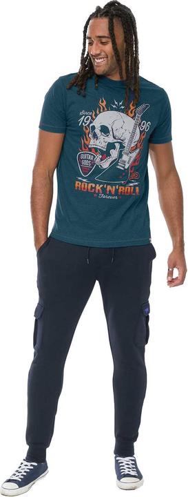 Actual product image DUKE Mens Neal D555 Skull Crew Neck Kingsize T-Shirt (7XL)