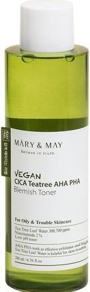 Mary&May Vegan CICA Tea Tree AHA PHA Toner Soothing & Calming 200ml (200 ml)