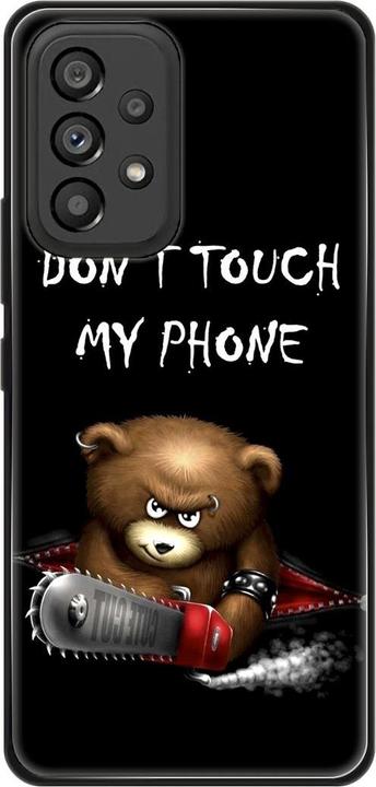 Dont Touch My Phone Bär Schwarz