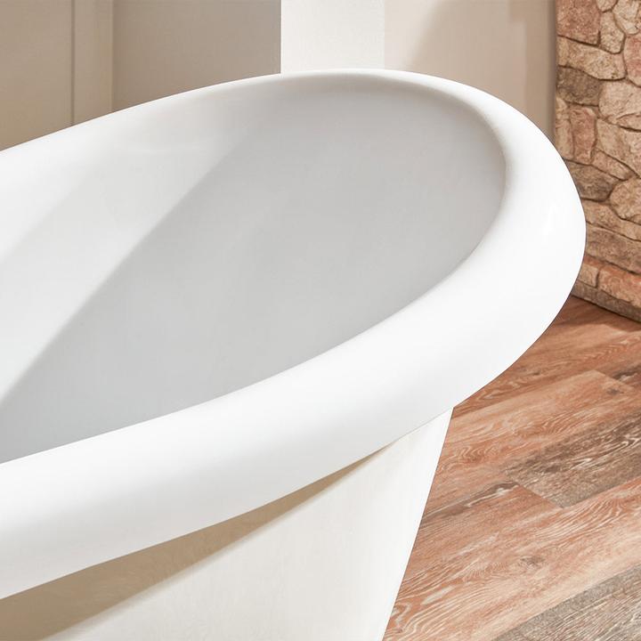 Image du produit Home Deluxe Baignoire à poser RETRO sans robinetterie - 176x74x79cm (74 cm, 176 cm)