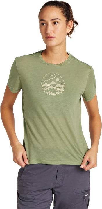 Actual product image Icebreaker Women Merino Blend Core SS Tee Camping Circle (M)