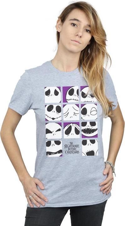 Produktbild Disney Nightmare Before Christmas Many Faces Of Jack Squares TShirt (XL)