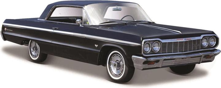 Actual product image Maisto Chevrolet Impala 1964 1/24 blue