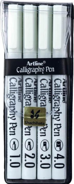 Produktbild Artline Calligraphy Pen 4-saet sort