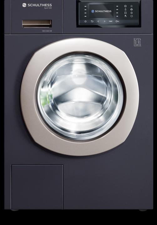 Schulthess Waschmaschine Spirit 530, Füllmenge 1-8 kg, Energy Label A, Türbandung rechts, Aquastop, Titan (8 kg, Rechts)