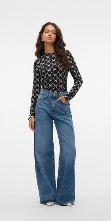Produktbild Vero Moda VMELINA Super High Rise Weiter Beinschnitt Jeans Weit geschnitten (25)