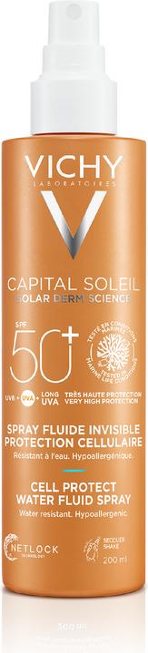 Vichy Capital Soleil Spray fluide protection cellulaire (Spray solaire, SPF 50+, 200 ml, 245 g)