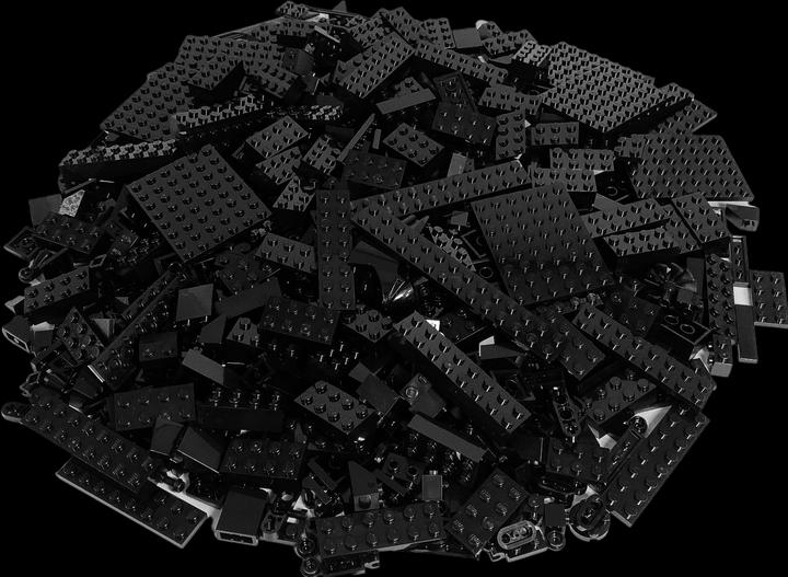 Immagine prodotto LEGO Miscela di mattoncini neri - 100 pezzi - Miscela di mattoncini neri - NUOVO (0, Accessori LEGO)