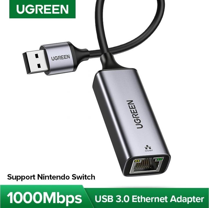 Produktbild Ugreen Ethernet Adapter (USB, RJ45 Gigabit Ethernet (1x))