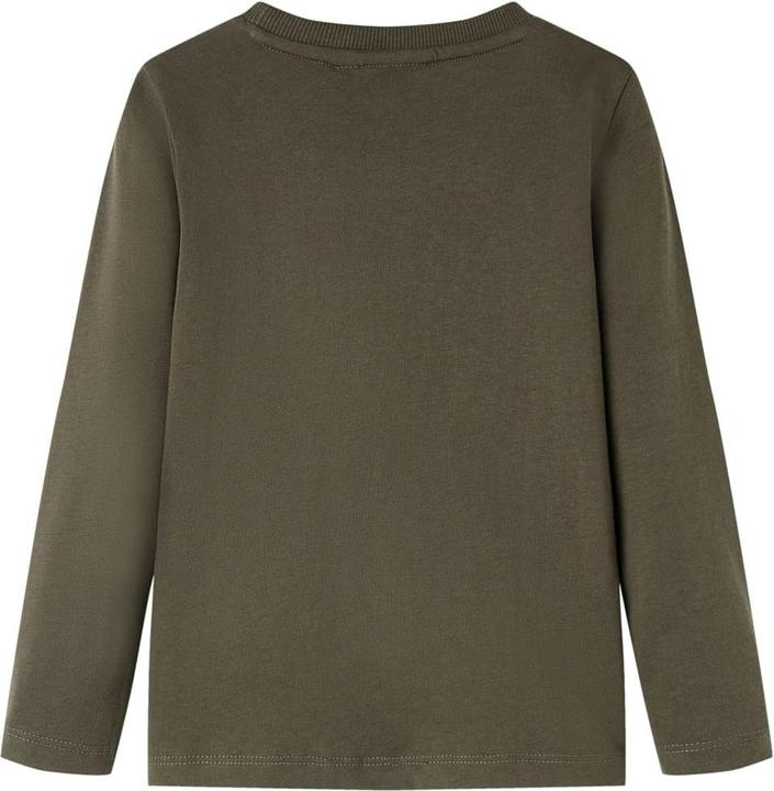 Image du produit VidaXL T-shirt manches longues enfant kaki 92,Composition : 100 % coton,Couleur (92)