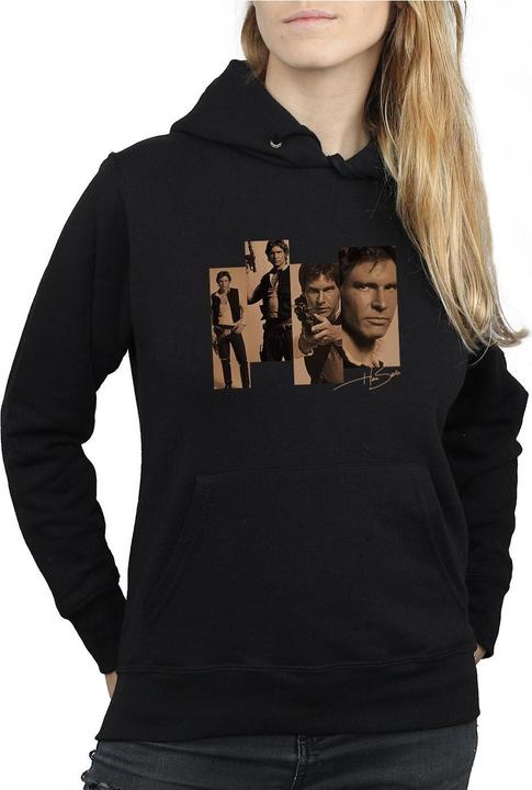 Immagine prodotto Star Wars Han Solo Photoshoot Felpa con Cappuccio Donna (XL)