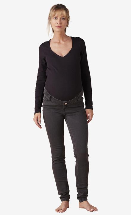 Image du produit Envie de Fraise Skinny-Umstandsjeans, Seamless-Bund WATERLESS, Bundweite verstellbar (36)