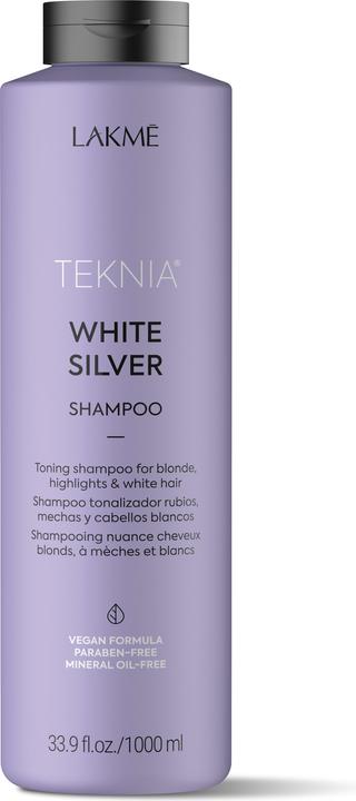 Produktbild Lakmé Teknia White Silver Shampoo 1000 ml (1000 ml, Silbershampoo)