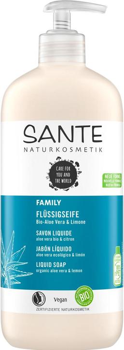 Image du produit Sante Family Savon liquide Bio Aloès & Citron vert (500 ml)