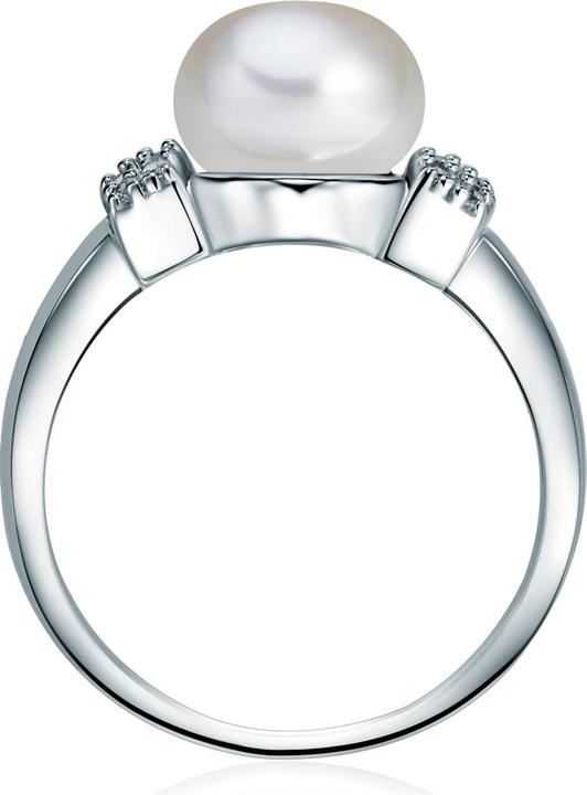 Image du produit Valero Pearls Femme argent sterling zirconium perle d'eau douce de culture argent - 3858 (56, Argent 925)