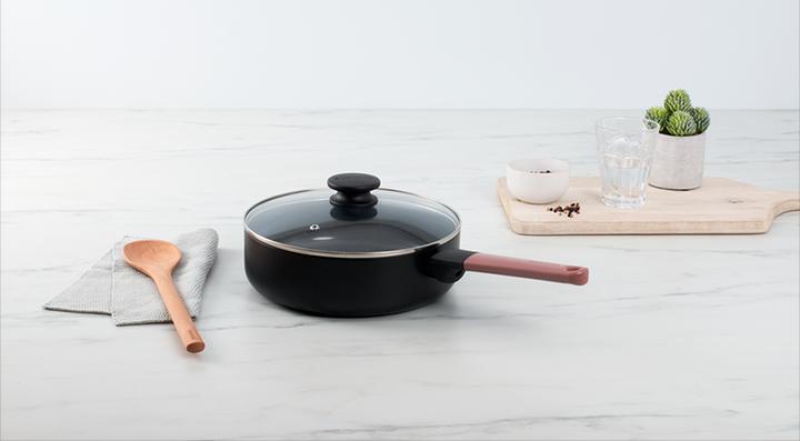 Immagine prodotto Brabantia Padella Tasty+, 24 cm, antiaderente (24 cm, Padella per friggere, Alluminio)